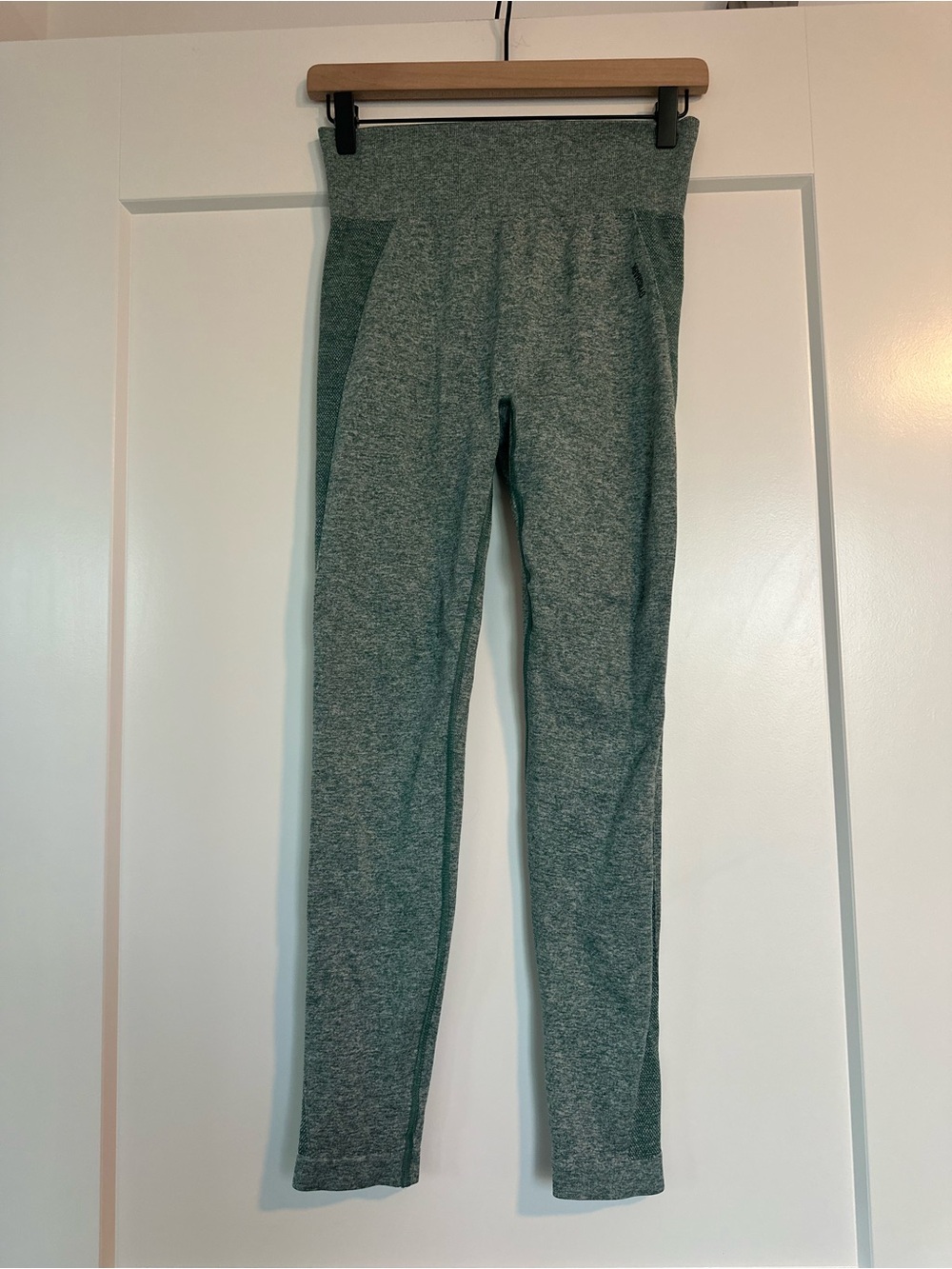 Gymshark Heather Green High-Waist Performance Leggings